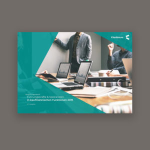 Gehalt Buchhaltung, Finanzbteilung, Controlling, HR Berufe 2019 - Kienbaum Gehaltsreport Titelbild