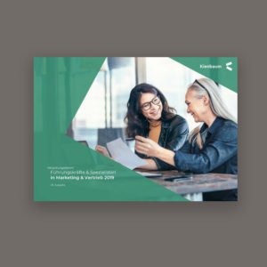 Gehalt Marketing Vertrieb 2019 - Kienbaum Gehaltsreport Titelbild
