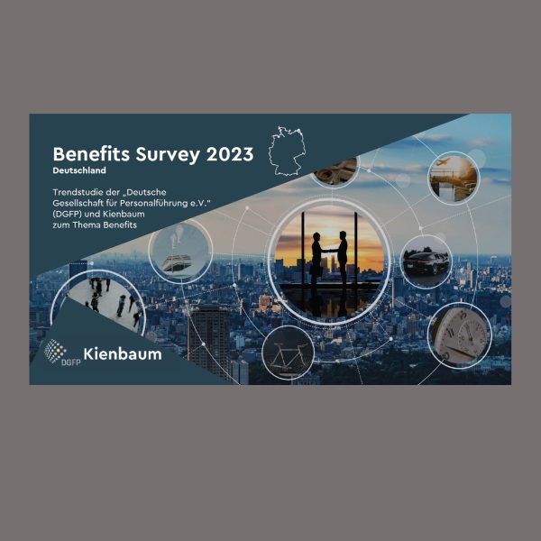 Coverbild Benefits Survey Deutschland Kienbaum 2023