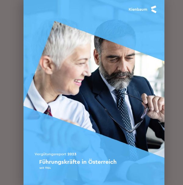 Coverbild_Vergütungsreport Führungskräfte Österreich 2023 Kienbaum