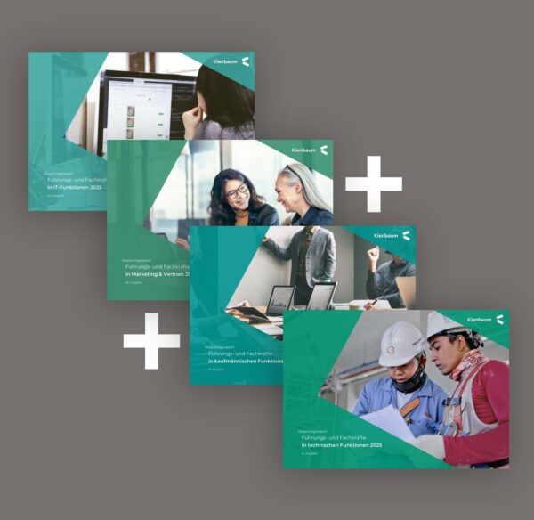 Cover fürs Studienpaket: IT, Marketing & Vertrieb, kaufmännische Funktionen, technische Funktionen von Kienbaum 2025