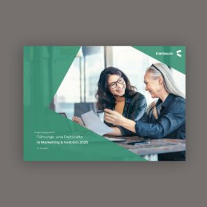 Vergütungsstudie Führungs- und Fachkräfte in Marketing & Vertrieb - Coverbild - Kienbaum